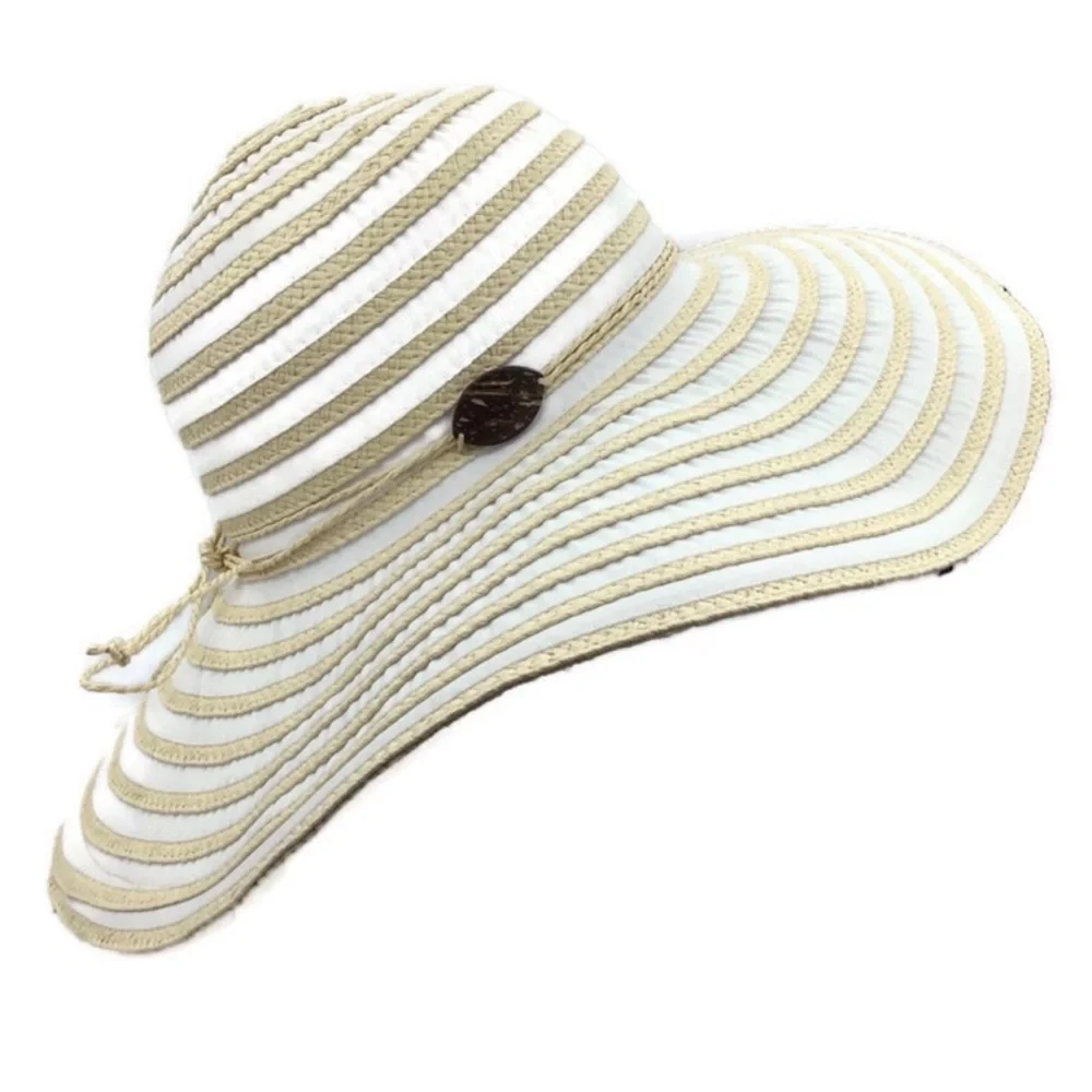 PANAMA JACK WOMENS TOYO FLOPPY CRUSH-ABLE SUN HAT